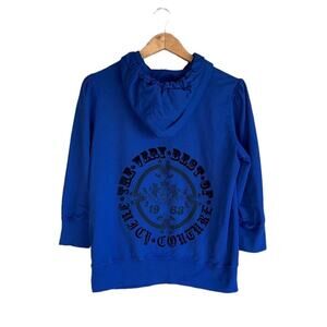 Juicy Couture Royal Blue Graphic Hoodie
